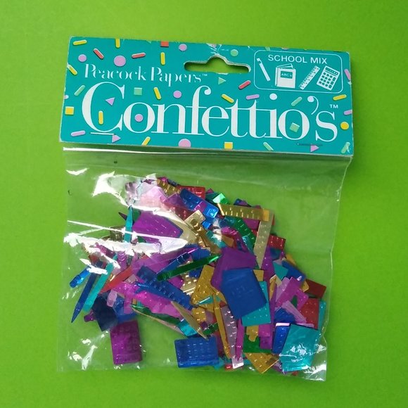 Vintage School Mix Confettio's - Picture 1 of 2